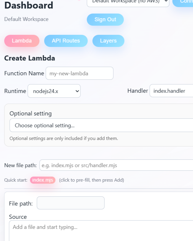 API route syncing view
